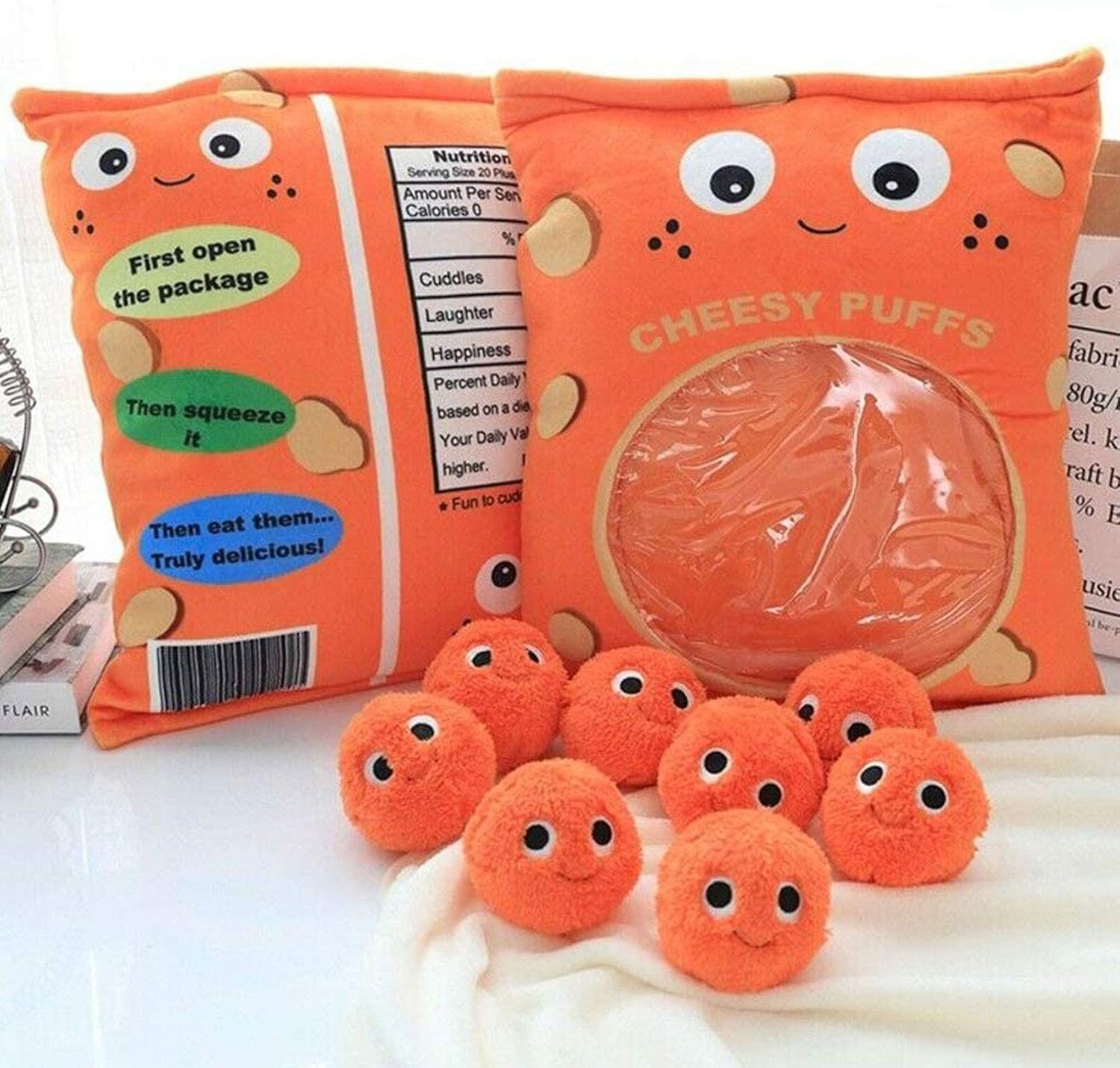 Fiery puffs plush discount